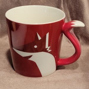Starbucks 2012 Red Fox Small Coffee/Tea Mug